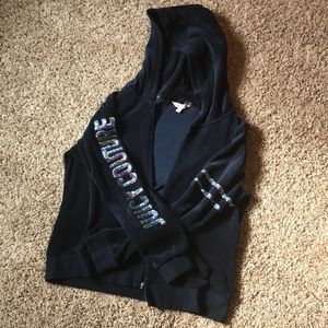 Juicy Couture Velour Zip Up Hoodie